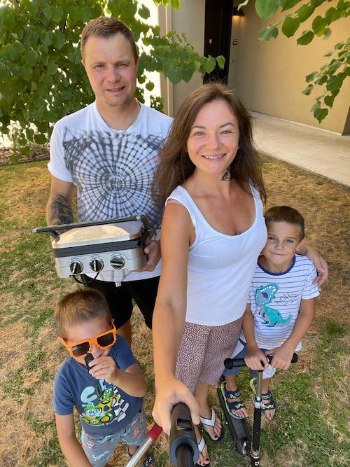 Bringing Joy to a Family with a Grill and Scooter
